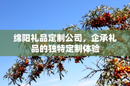 绵阳礼品定制公司，企承礼品的独特定制体验